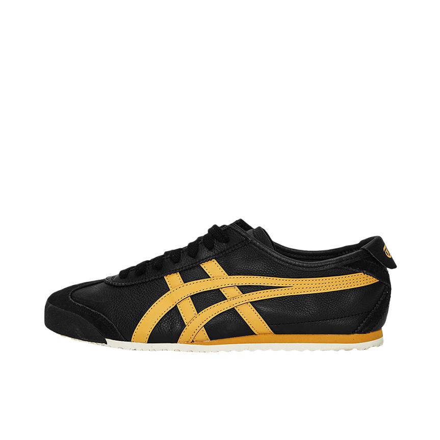 Onitsuka Tiger Mexico 66 德训鞋 运动休闲鞋 复古轻便透气舒适百搭防滑 黑黄