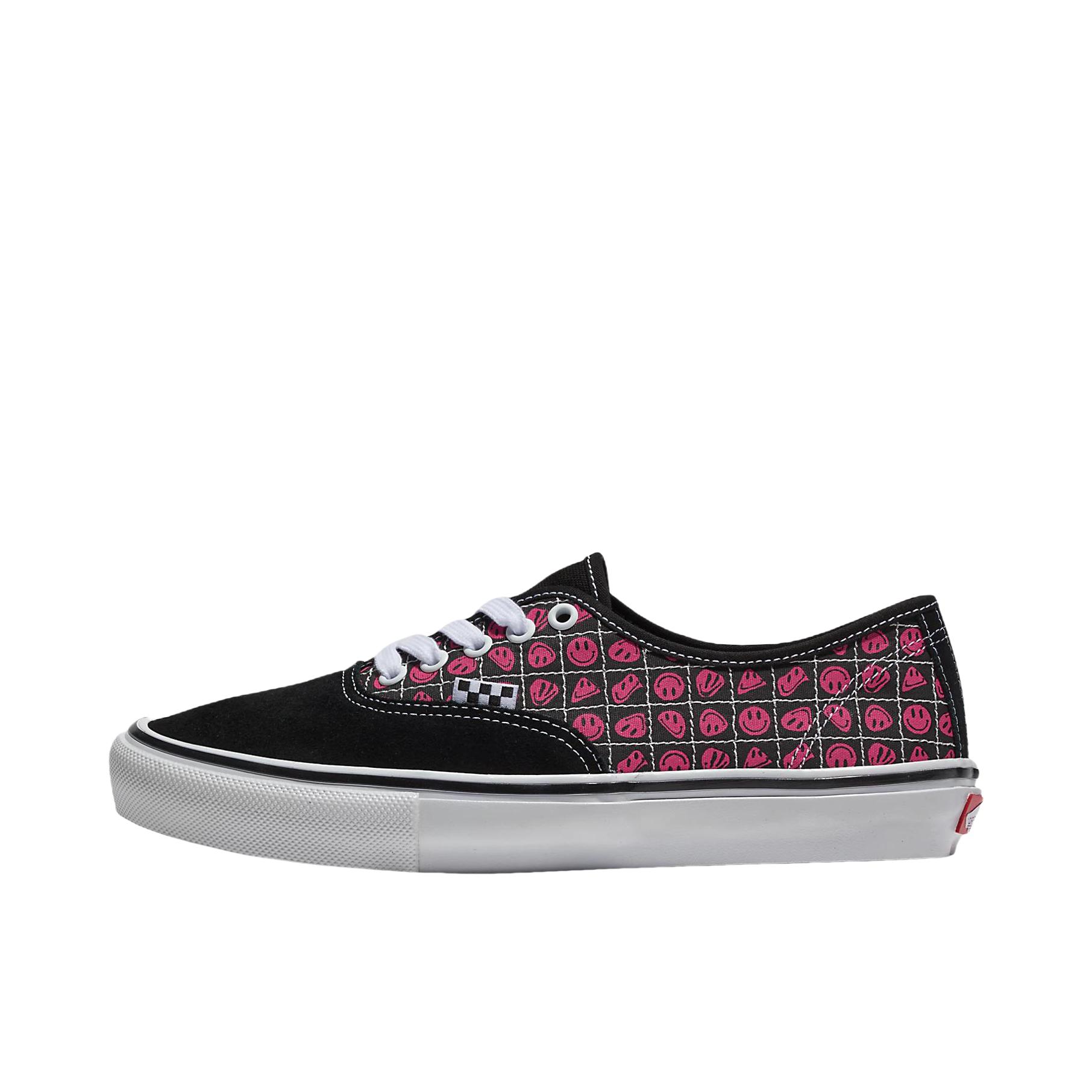 推荐商品：Vans/范斯 Skate Authentic 防滑减震 百搭 耐磨 帆布鞋 黑色/红色
