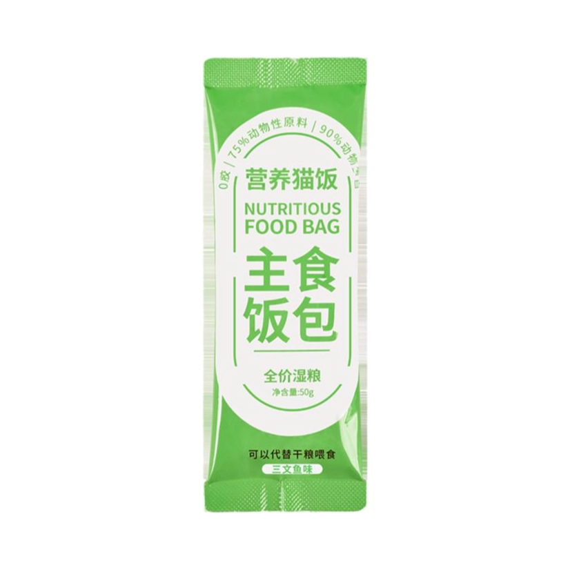 推荐商品：一人二宠 三文鱼味全价主猫饭增肥发腮