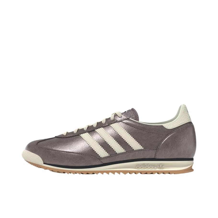 推荐商品：【马思纯同款】 adidas Originals SL 72 T头鞋 德训鞋 运动休闲鞋 轻便防滑耐磨透气舒适简约复古 棕灰色