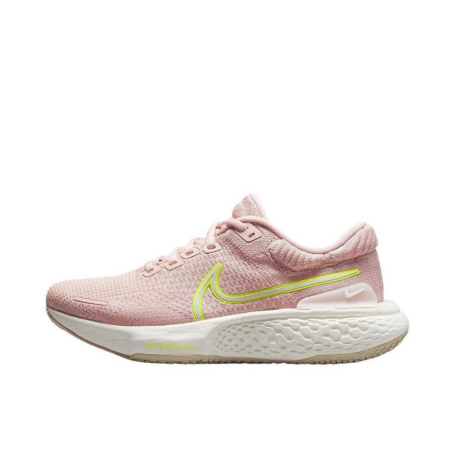 推荐商品：Nike ZoomX Invincible Run FlyKnit 2 跑鞋 防滑耐磨减震轻便织物百搭休闲圆头支撑 粉色/绿色