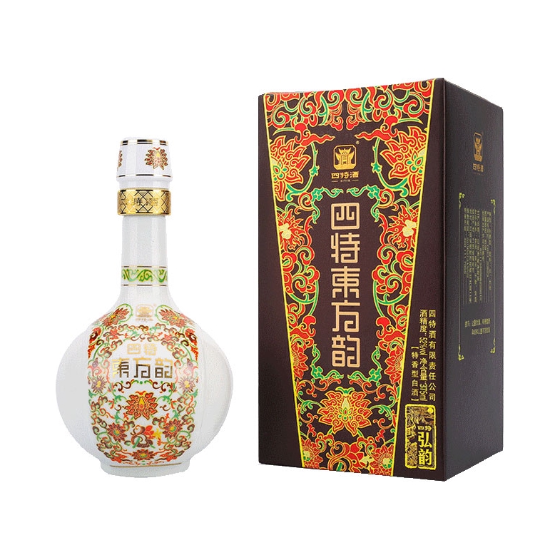 推荐商品：四特 东方韵弘韵 白酒 52度 375ml 盒装