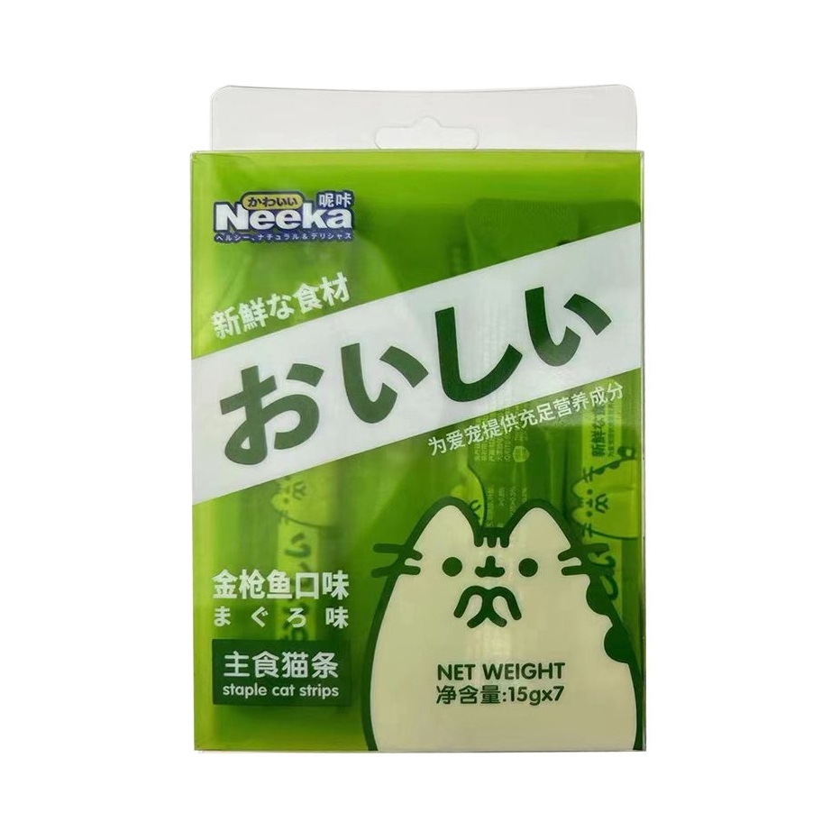 推荐商品：呢咔 全价主食猫条营养增肥