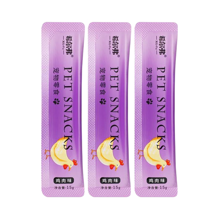 推荐商品：希尔弗 鸡肉味全价零食猫条增肥发腮