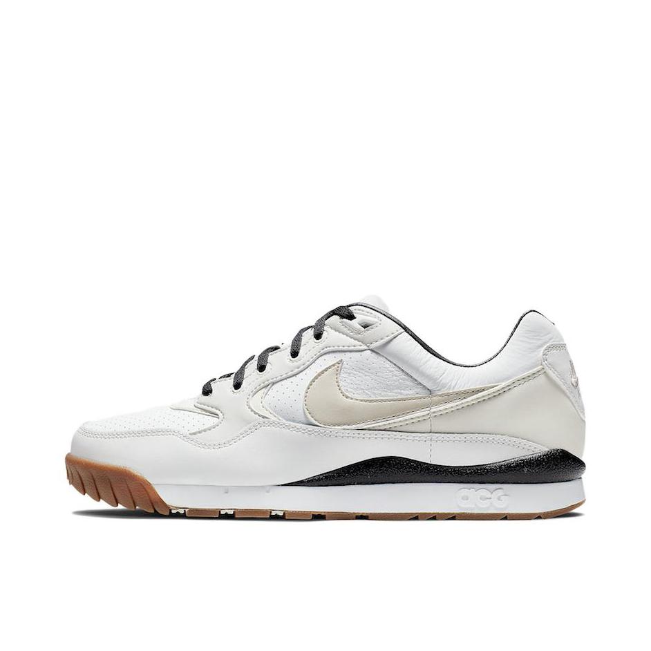 推荐商品：Nike ACG Air Wildwood 运动休闲鞋 合成革减震防滑耐磨低帮机能轻便复古百搭马拉松 Summit White / Light Orewood Brown 象牙白
