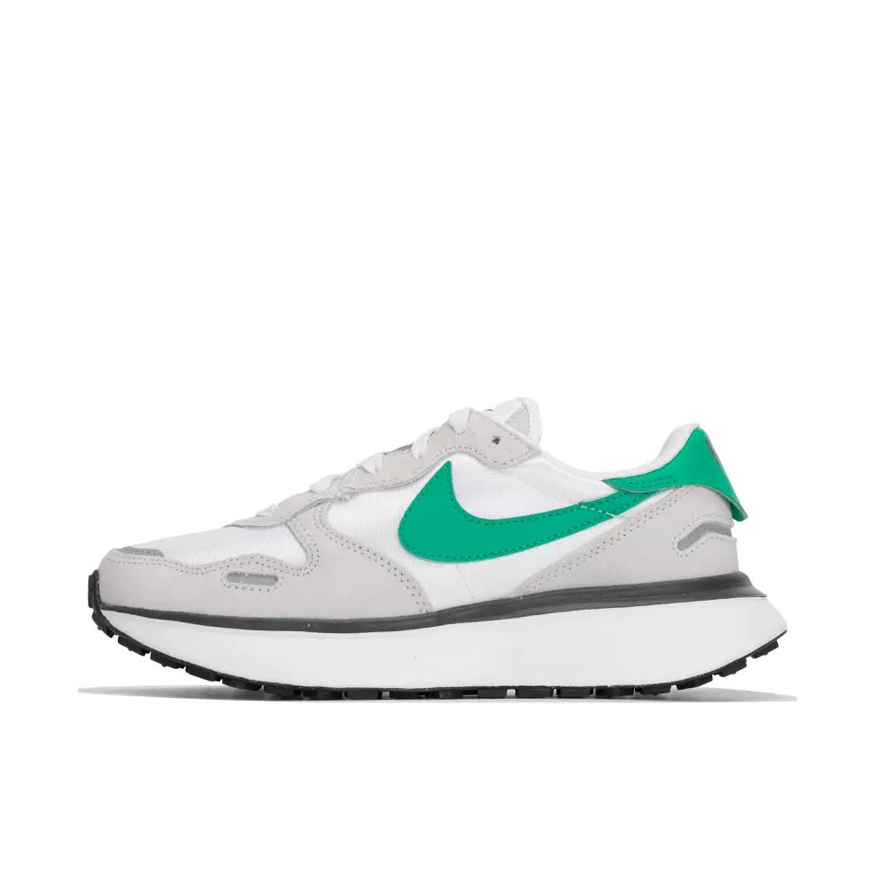 推荐商品：Nike Phoenix Waffle 运动休闲鞋 舒适缓震防滑耐磨轻便透气复古百搭圆头 白色/绿色