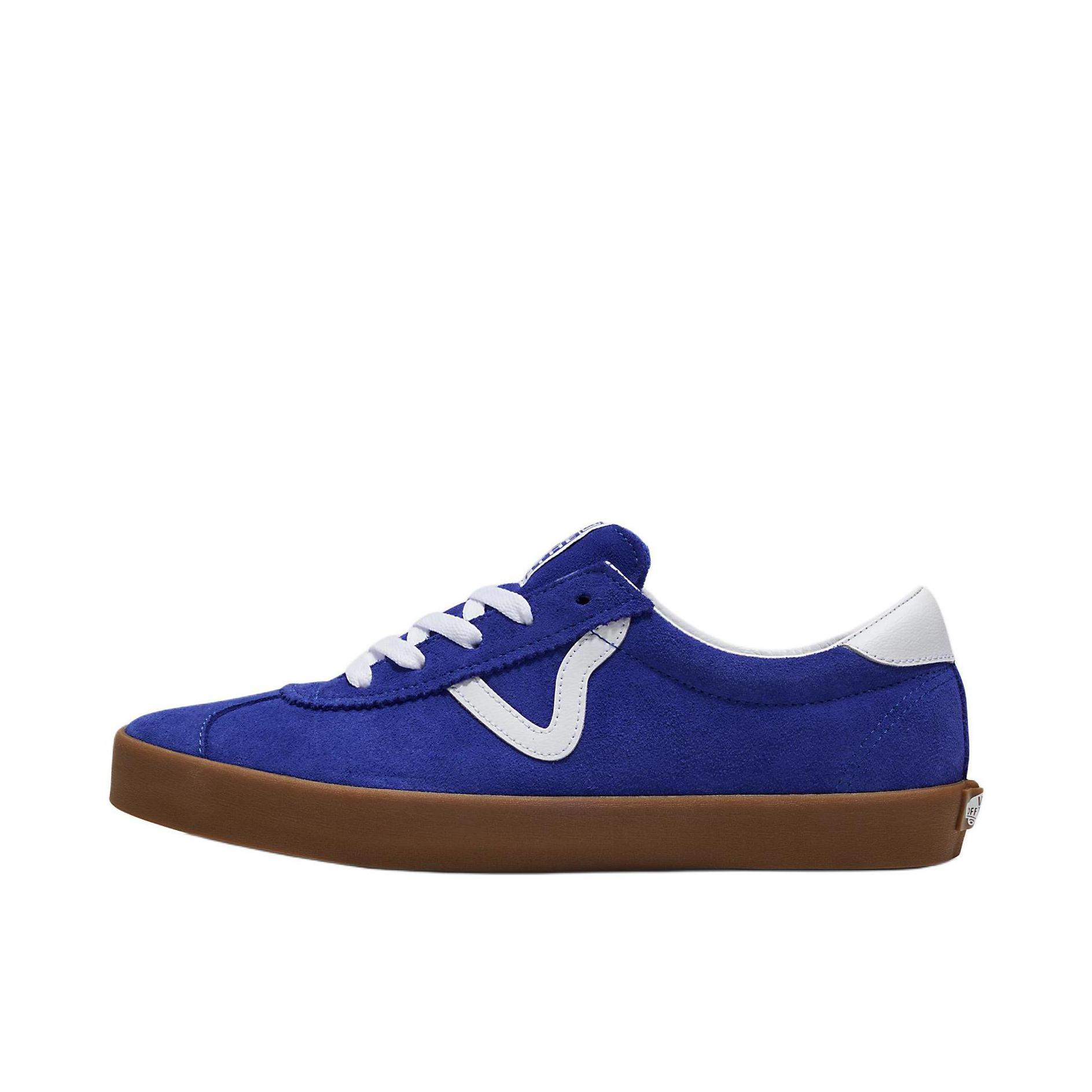 推荐商品：Vans/范斯 Sport 板鞋 舒适防滑耐磨软底T头牛筋底百搭时尚复古休闲轻便薄底 蓝色/棕色/白色