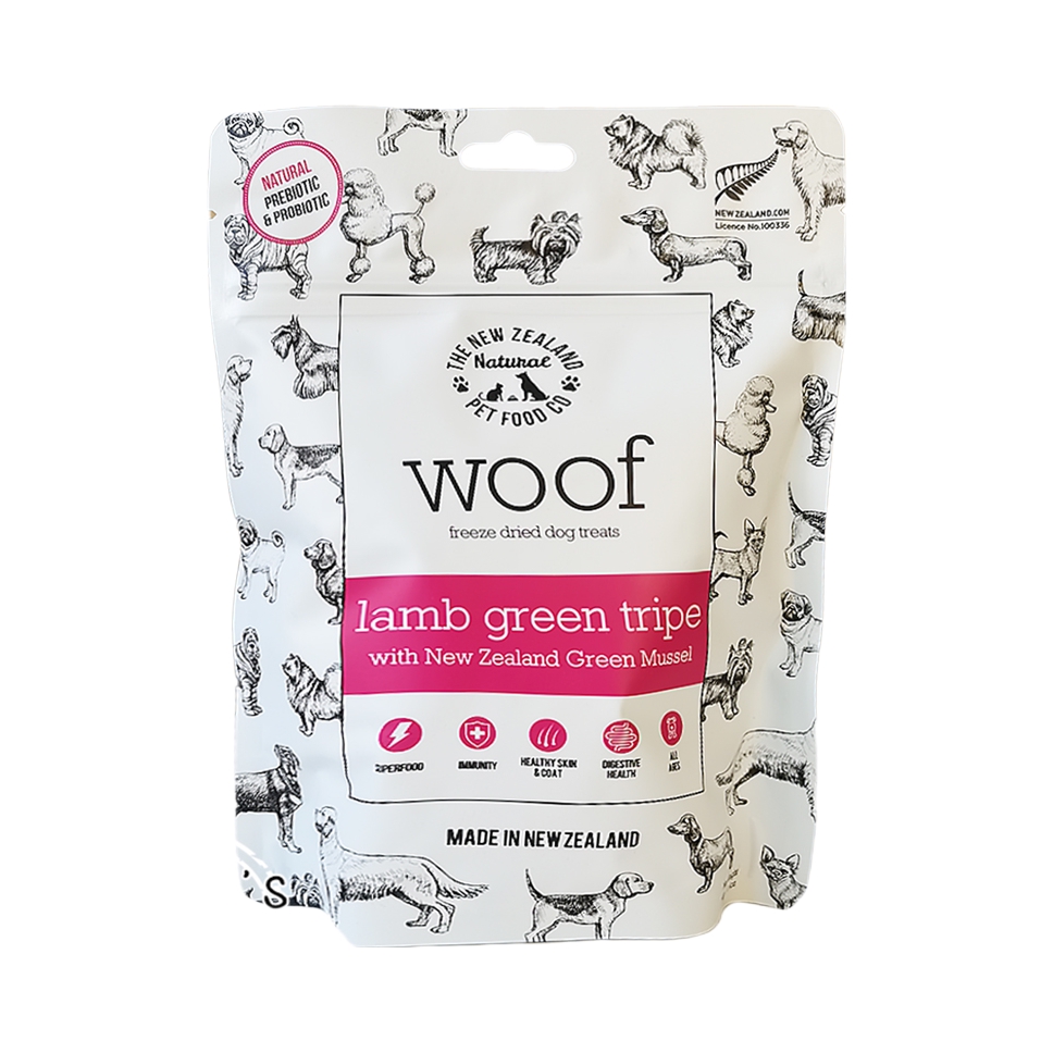 推荐商品：woof 鲜草羊肚狗冻干零食全阶段补充营养宠物零食