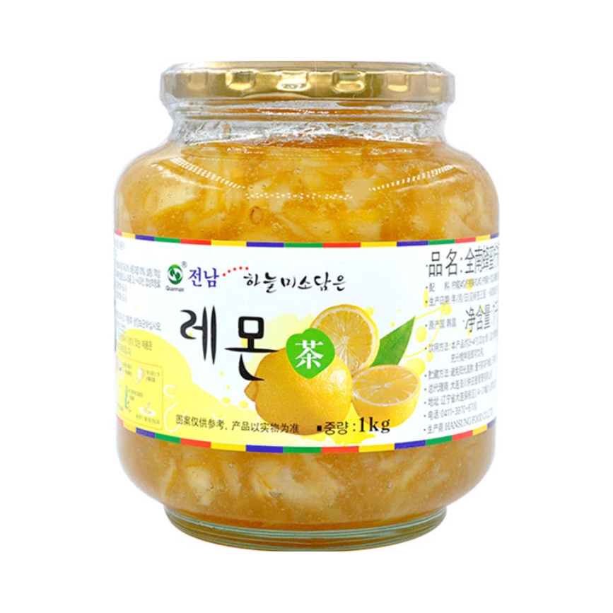 推荐商品：Quannan/全南 蜂蜜水果茶 1kg 罐装 柠檬茶