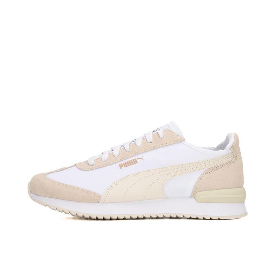 推荐商品：Puma/彪马 R78 Wind Nylon 德训鞋 T头鞋 运动休闲鞋 复古轻便缓震情侣拼接薄底抓地 米白 