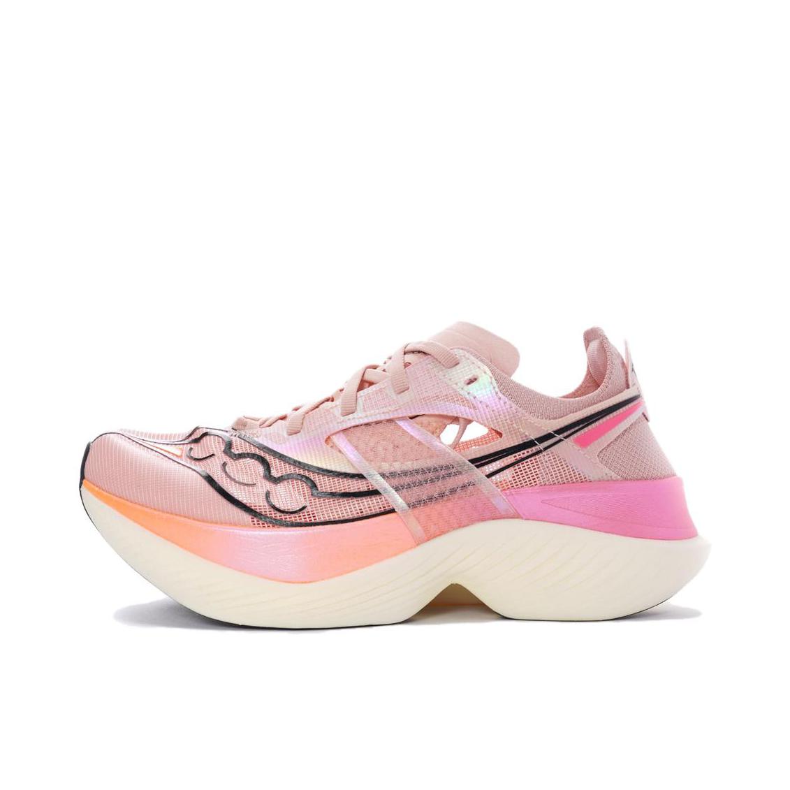 推荐商品：Saucony/索康尼  Endorphin Elite  啡翼  全掌 防滑耐磨 网布透气 轻便 舒适百搭 马拉松 碳板 分趾 回弹  跑鞋 竞速鞋 男款/粉红