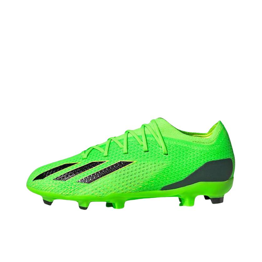 推荐商品：adidas X Speedportal.1 FG 顶级 胶质长钉 天然草地 织物圆头支撑抗冲击 足球鞋 大童/绿色