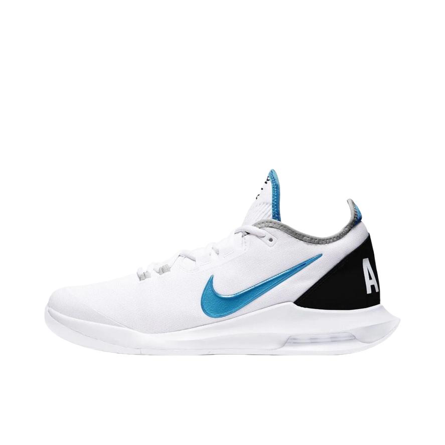 推荐商品：Nike Court Air Max Wildcard HC 防滑耐磨 舒适轻便 百搭 网球鞋 白色/蓝色