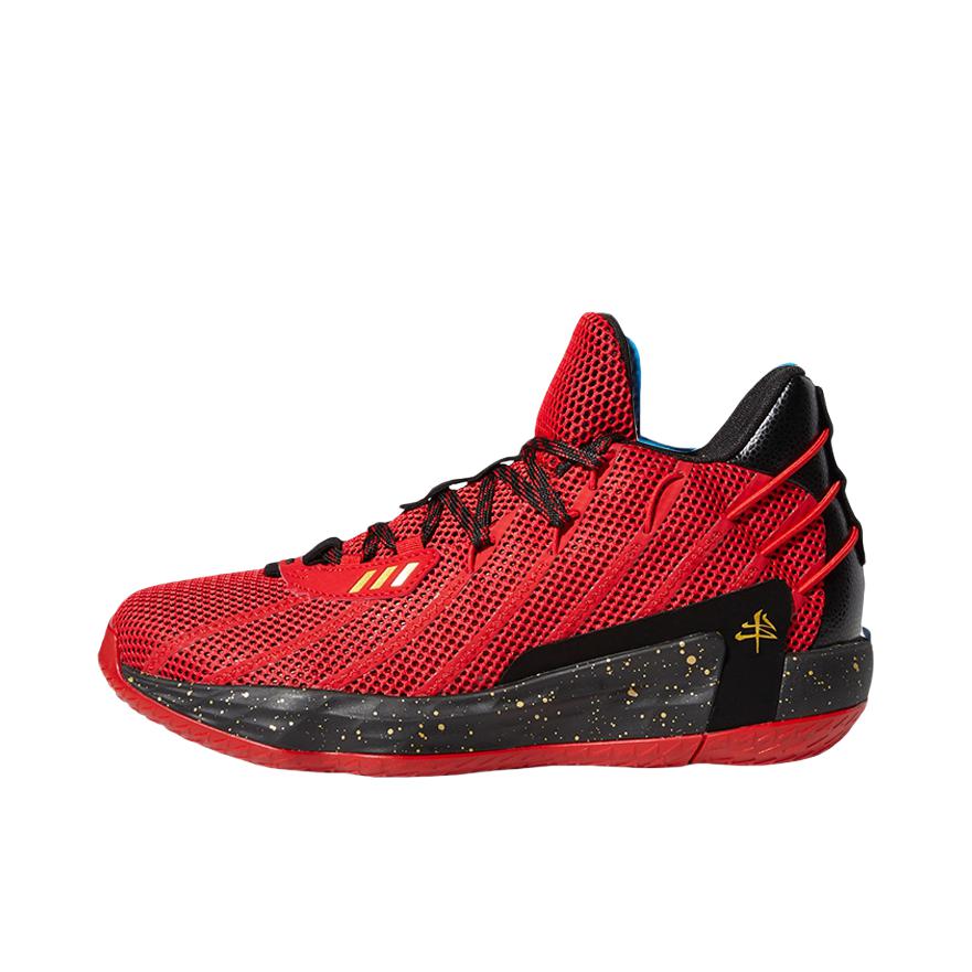 推荐商品：adidas Dame 7 利拉德 篮球鞋 实战训练缓震回弹防滑耐磨透气 红色/黑色