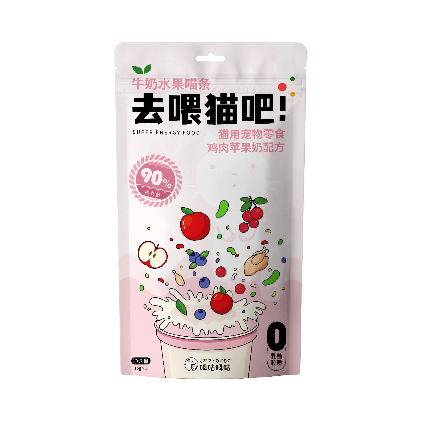 推荐商品：呣咕呣咕 乳汤水果猫条补水营养