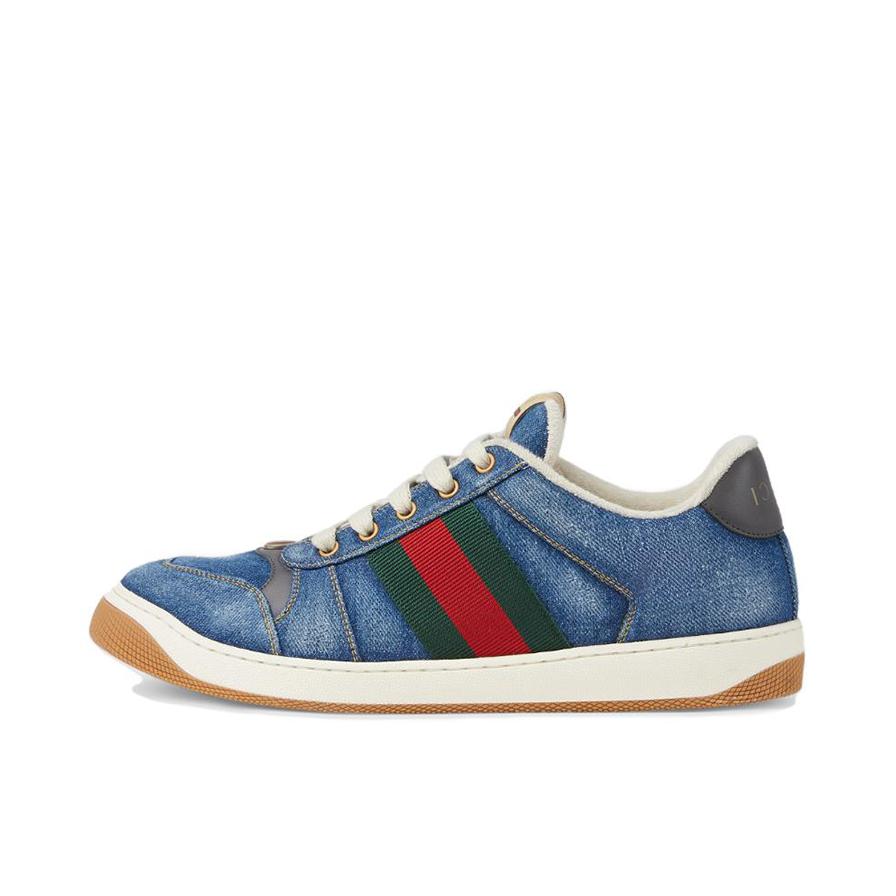 推荐商品：Gucci Screener 板鞋 脏脏鞋 减震防滑耐磨时尚 浅蓝色 