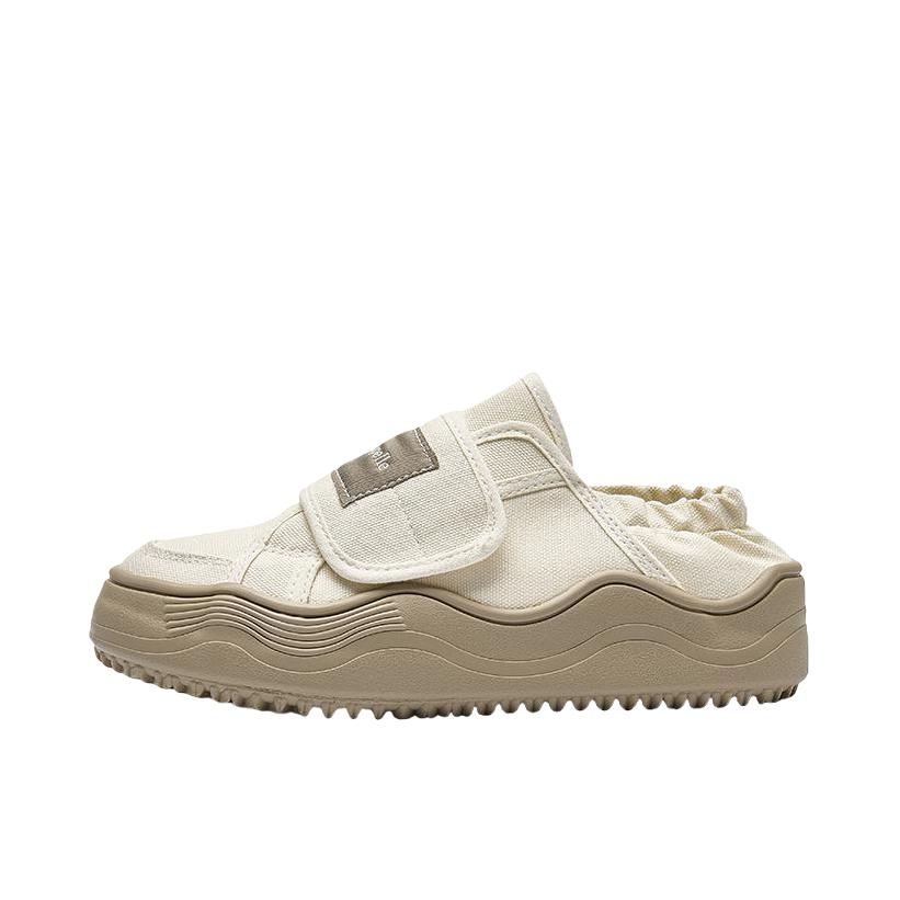 推荐商品：La Chapelle/拉夏贝尔 一脚蹬 防滑 低帮 耐磨 帆布鞋 LX-A056BR 女款/米色/棕色 