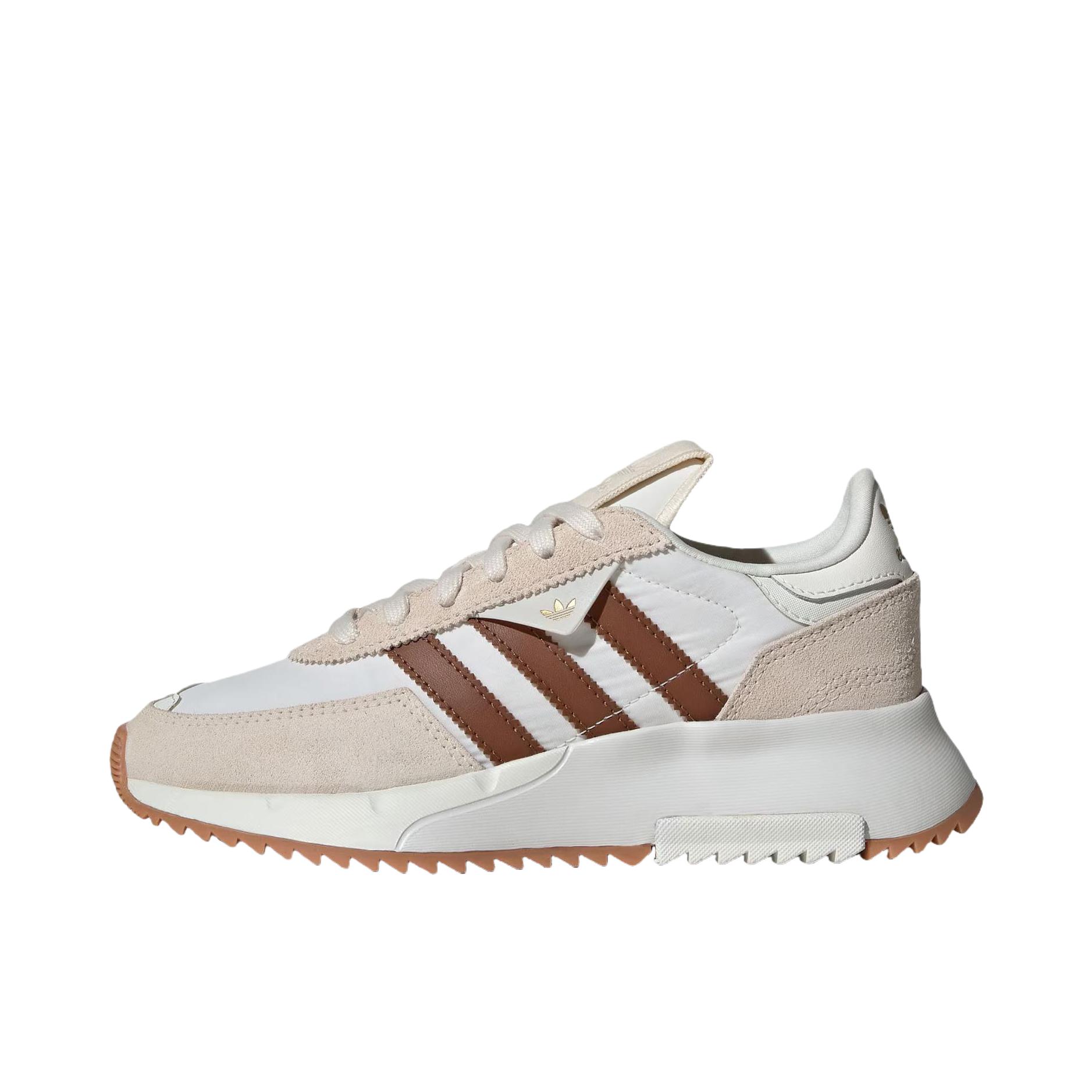 推荐商品：adidas originals Retropy F2 健身训练 防滑耐磨 轻便透气 跑鞋 大童/白色/浅褐色/棕色/红色 