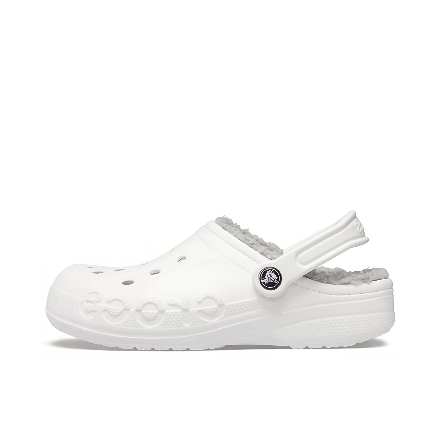 推荐商品：【檀健次同款】Crocs/卡骆驰 Baya Clog 贝雅 防滑耐磨 沙滩包头 外穿休闲 透气 运动 涉水 一脚蹬 圆头 室内外 拖鞋 洞洞鞋 凉鞋 白色/浅灰