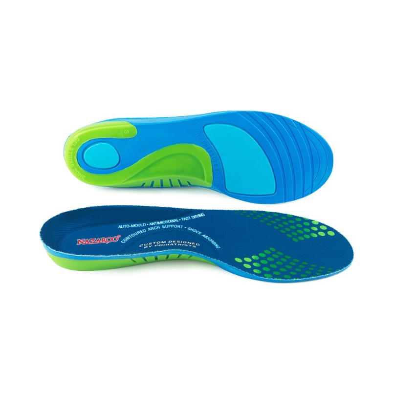 推荐商品：NAZAROO 足弓支撑缓冲减震运动鞋垫 篮球军训专用 防滑吸汗 DL008