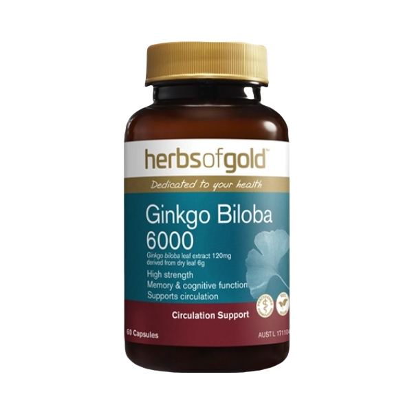 推荐商品：HerbsofGold/和丽康 银杏叶胶囊 补充心脑营养提高记忆力