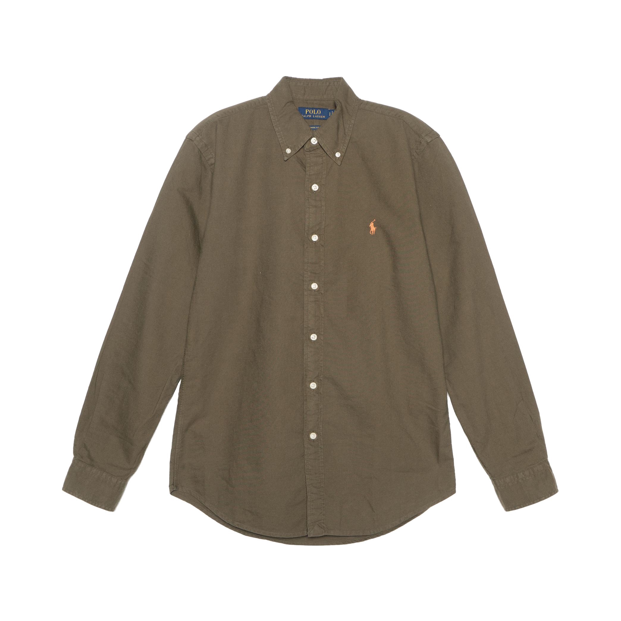 Ralph Lauren/拉夫·劳伦 经典纯棉牛津布长袖衬衫 男女同款 11321