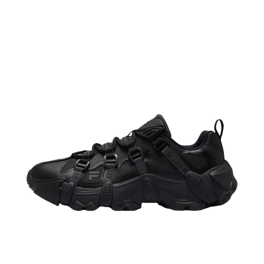 推荐商品：FILA/斐乐 EXOCET 机能 抗冲击 织物 防滑耐磨 舒适 包裹性支撑 合成革 百搭复古 运动休闲鞋 T12W431610F 男款/阴影灰/黑色