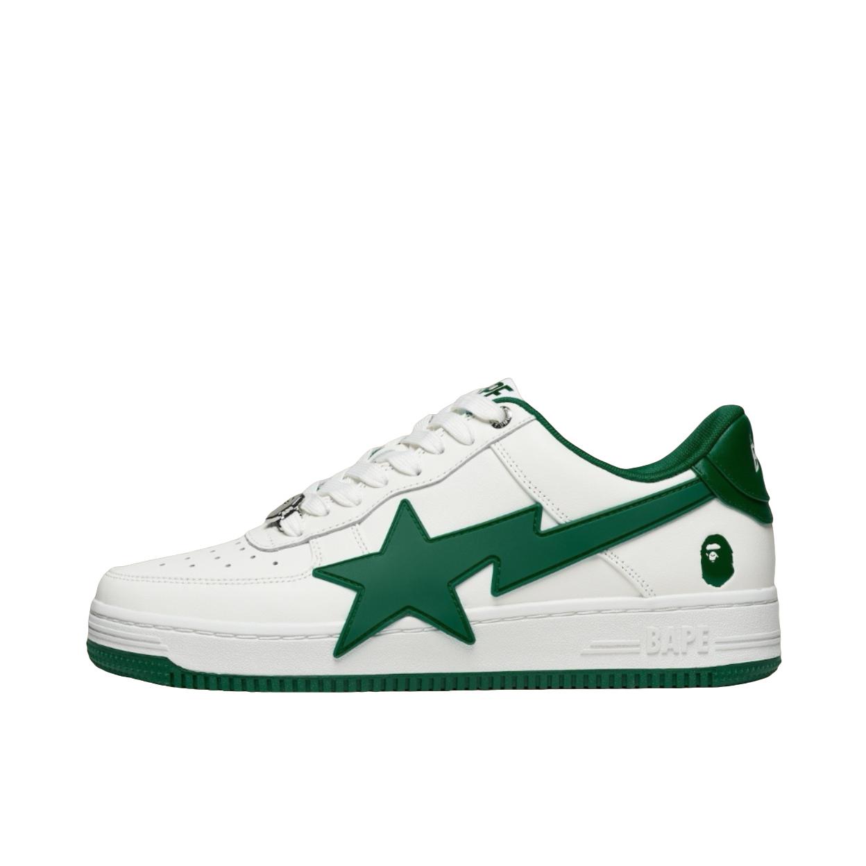 推荐商品：A BATHING APE STAOS 经典星标 休闲 低帮 板鞋 绿色