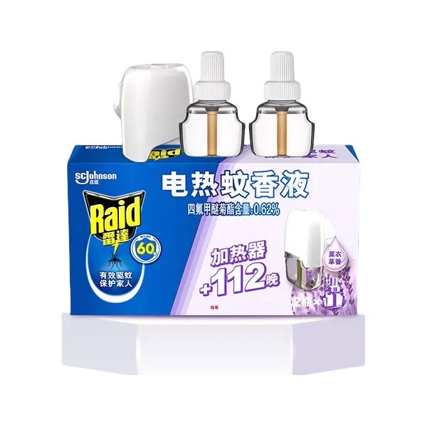 推荐商品：Raid/雷达 薰衣草香 电热蚊香液