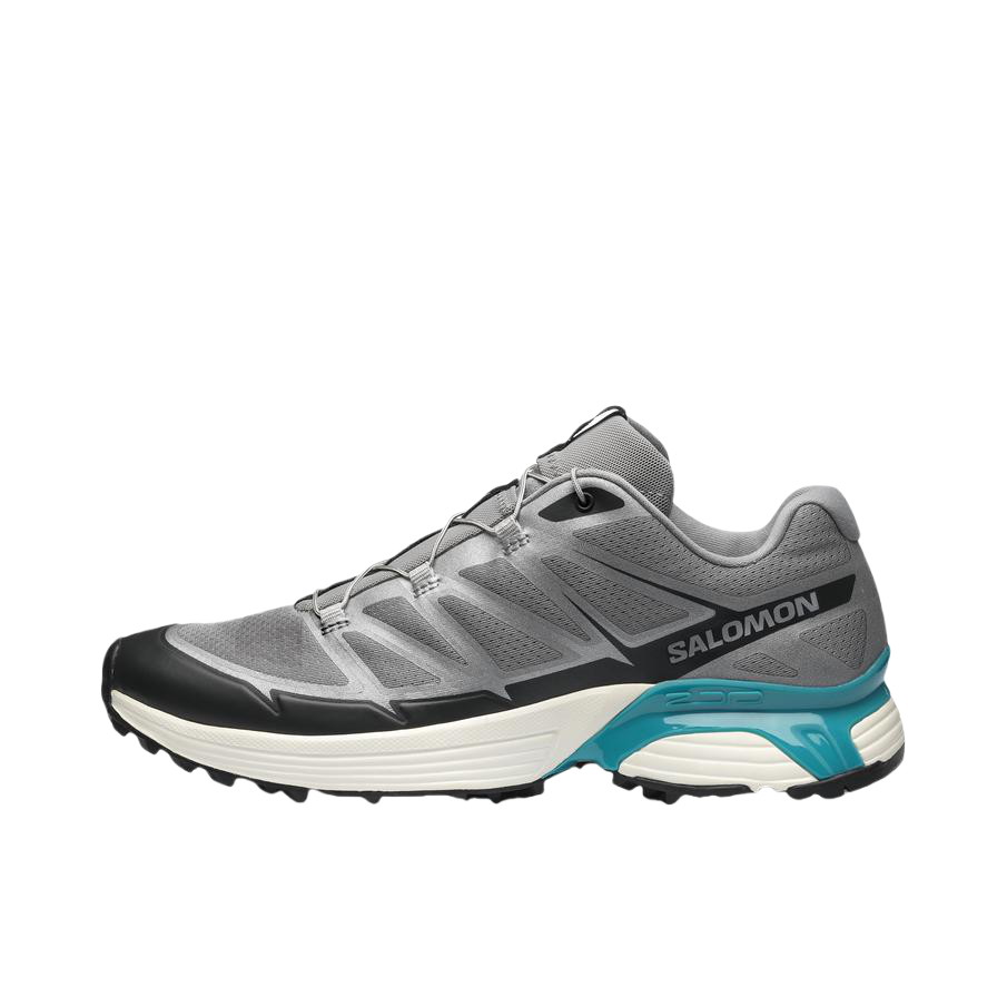 推荐商品：Salomon/萨洛蒙 XT-Pathway 防滑耐磨 减震回弹 舒适透气 压花鞋面 抽绳防水 越野 织物 户外休闲鞋 鲨鱼灰/蓝色 
