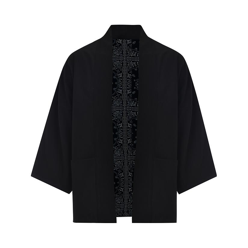 推荐商品：三省六部 新中式腰果花双面穿汉服 S2022048 黑