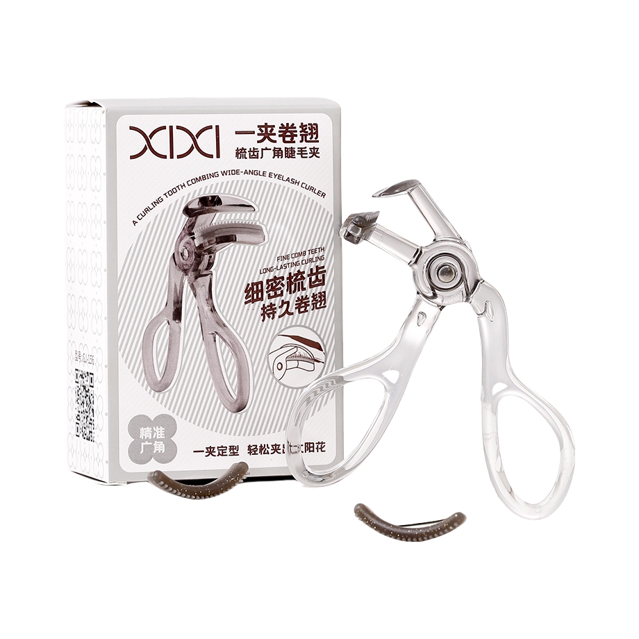 推荐商品：XIXI 持久定型梳齿全开口睫毛夹 太阳花无边框一夹自然卷翘