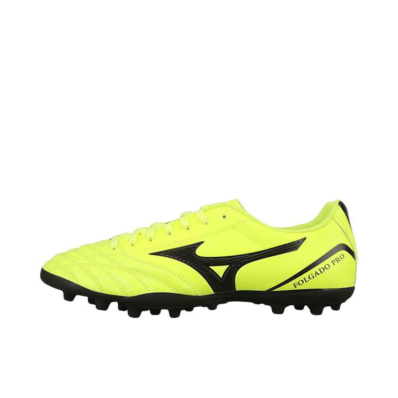 推荐商品：Mizuno/美津浓 Folgado Pro KL AG 人草比赛 袋鼠皮 中端 防滑耐磨 圆头 碎钉 短钉 胶质 足球鞋 绿色