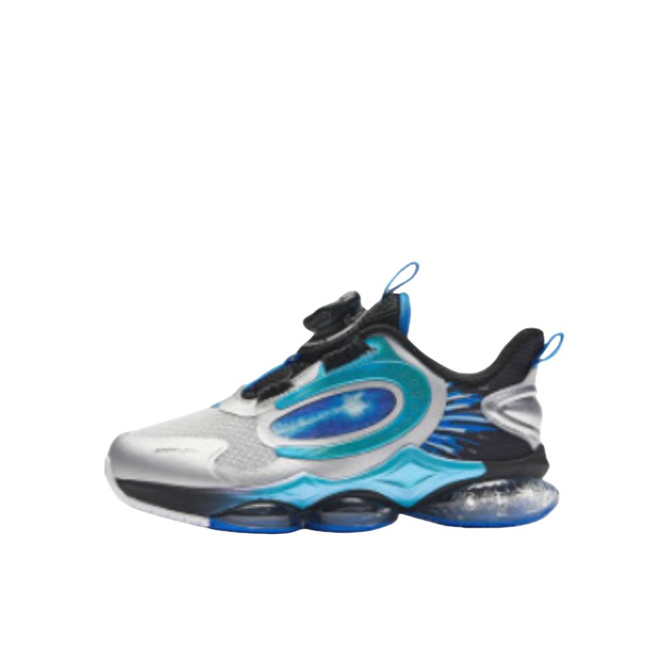 推荐商品：安踏 UFO6.0 耐磨防滑 缓震舒适 犟弹 休闲 运动鞋儿童 小童/银色/黑色/中蓝