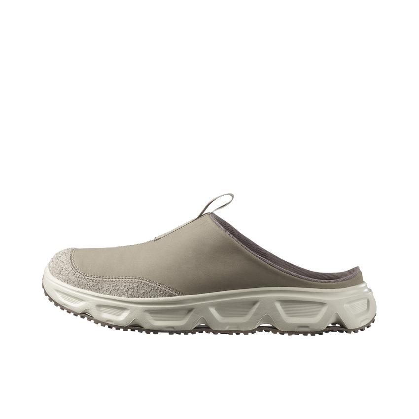 推荐商品：Salomon/萨洛蒙 Reelax Slide Ultra 运动 透气 复古 轻便 拖鞋 复古卡其色
