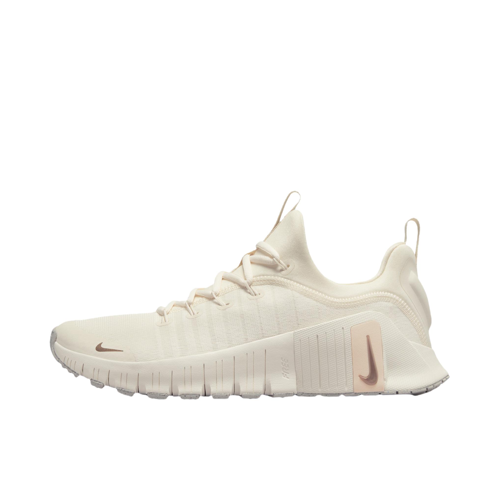 推荐商品：Nike Free Metcon 6 防滑耐磨 舒适透气 支撑缓震 百搭时尚 训练鞋 淡象牙白/红古铜