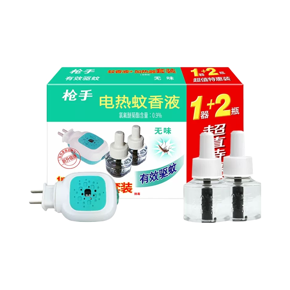 推荐商品：枪手 无香 电热器蚊香液