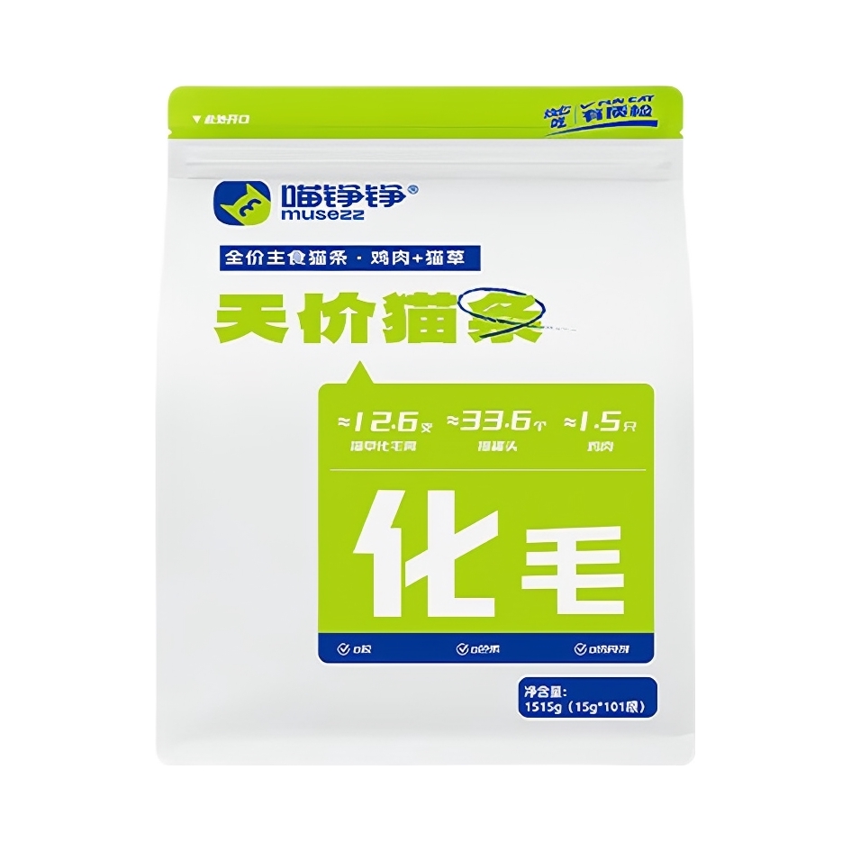 推荐商品：喵铮铮 天价化毛猫条猫零食呵护肠胃