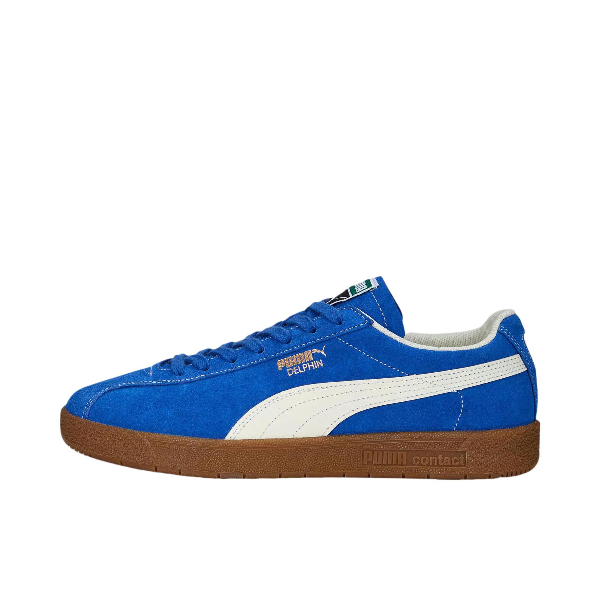 推荐商品：Puma/彪马 Delphin OG 运动休闲鞋 复古百搭防滑耐磨减震轻便薄底 蓝色/白色