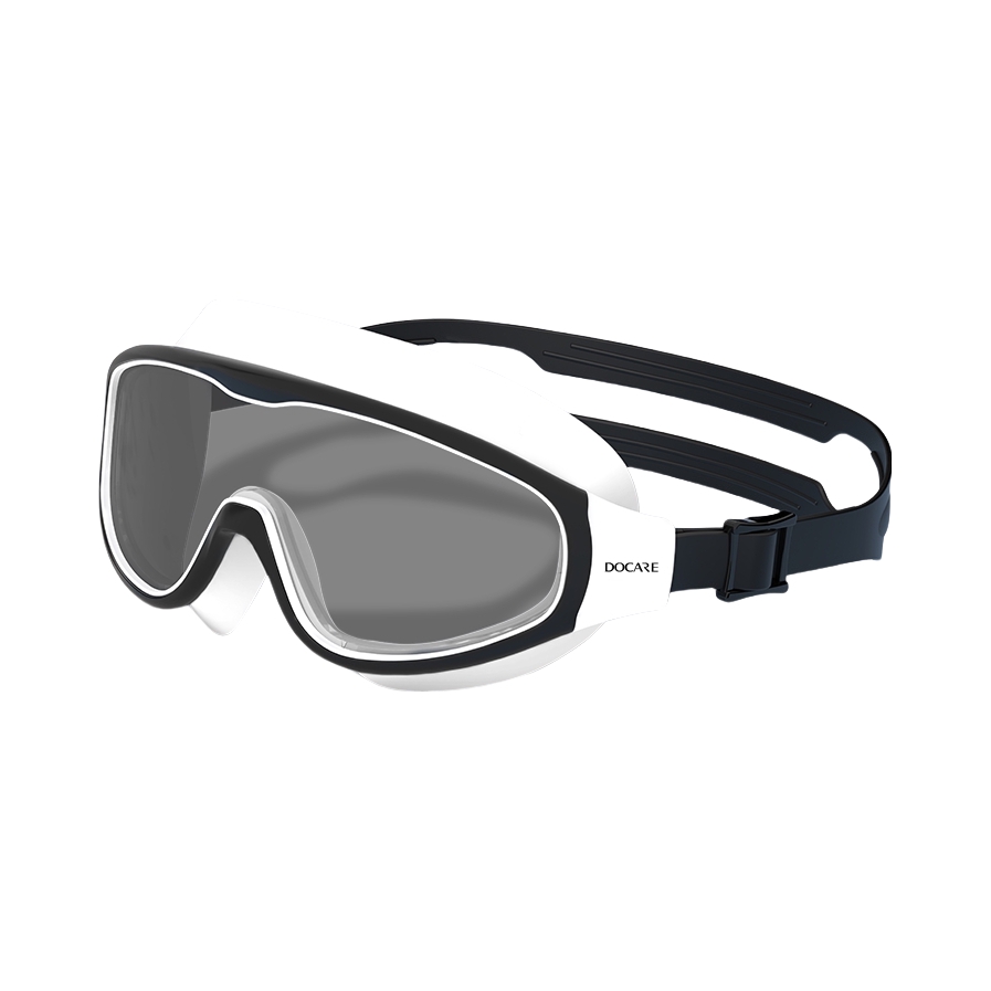 推荐商品：docare/朵彩 高清平光 时尚防雾 防水 大框 舒适 泳镜 DWBH3020911