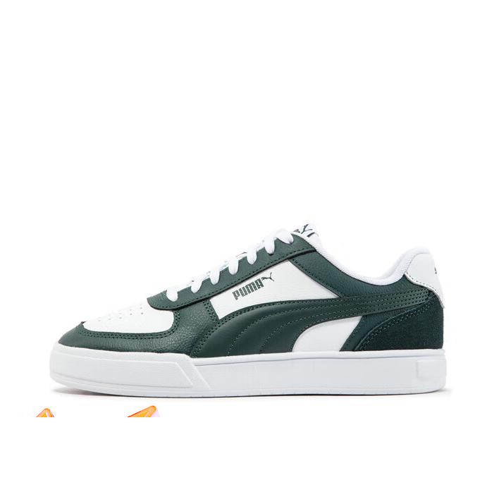 推荐商品：Puma/彪马 Caven Dime 小白鞋 板鞋 缓震回弹防滑耐磨轻便透气舒适百搭复古薄底美式流光风 白色/深绿色