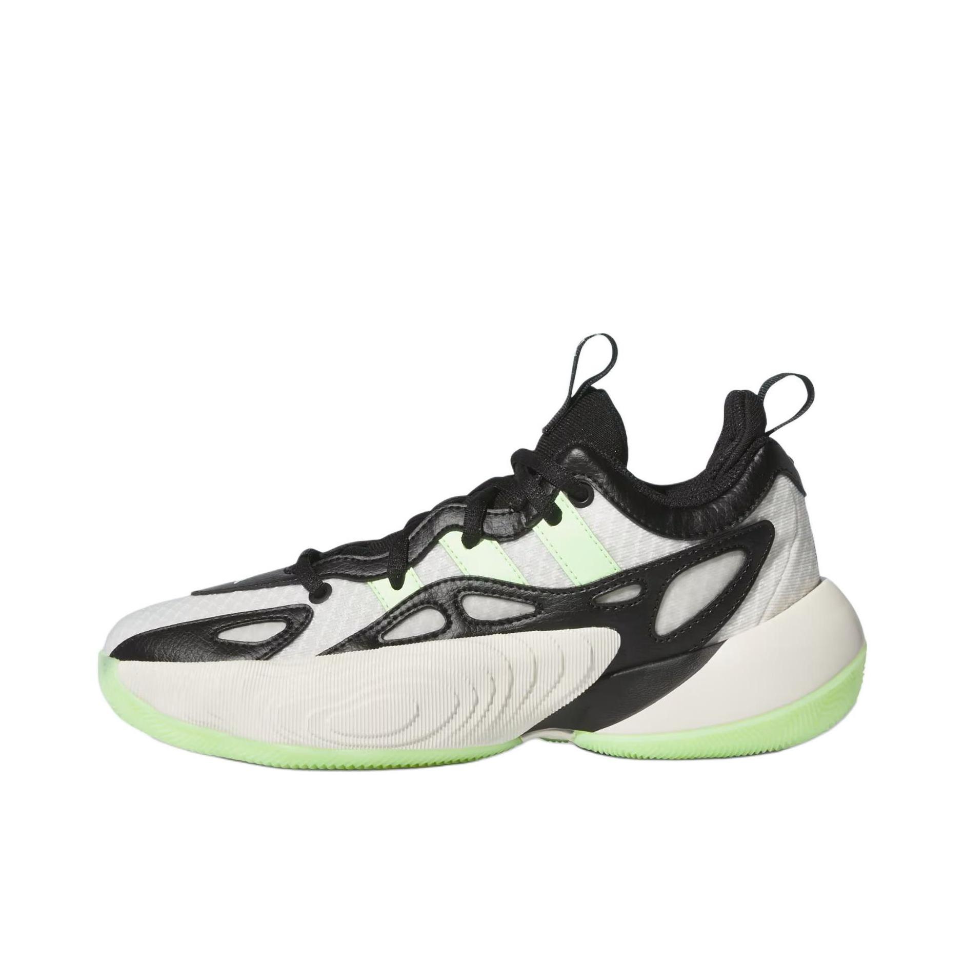 推荐商品：adidas Trae Unlimited 2 篮球鞋 耐磨圆头轻巧耐用 白色/绿色/灰色