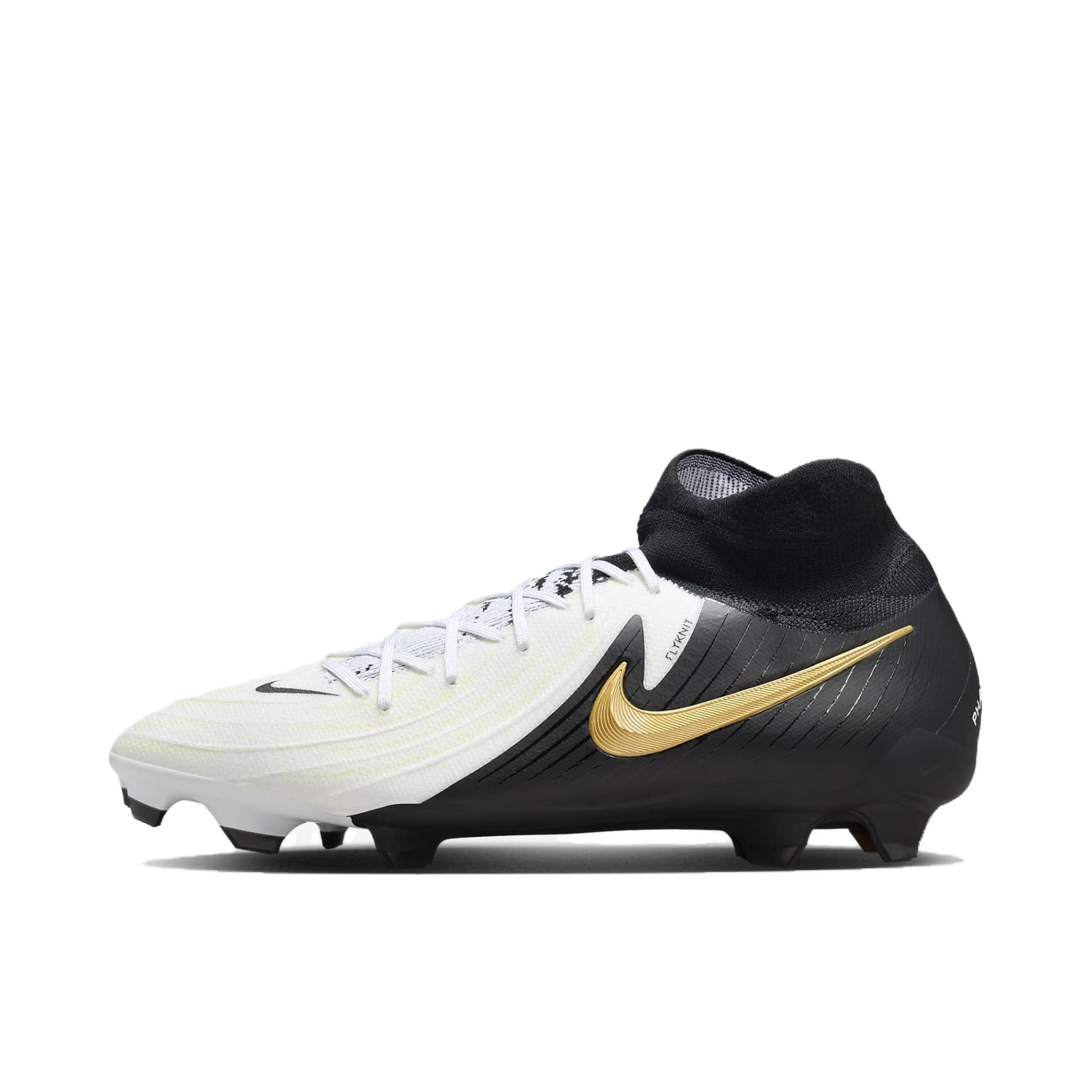 推荐商品：Nike Phantom Luna 2 Elite FG/MG 顶级 胶质混钉 多场地 防滑耐磨 舒适轻便 圆头 硬质 钉鞋 足球鞋 黑色/白色