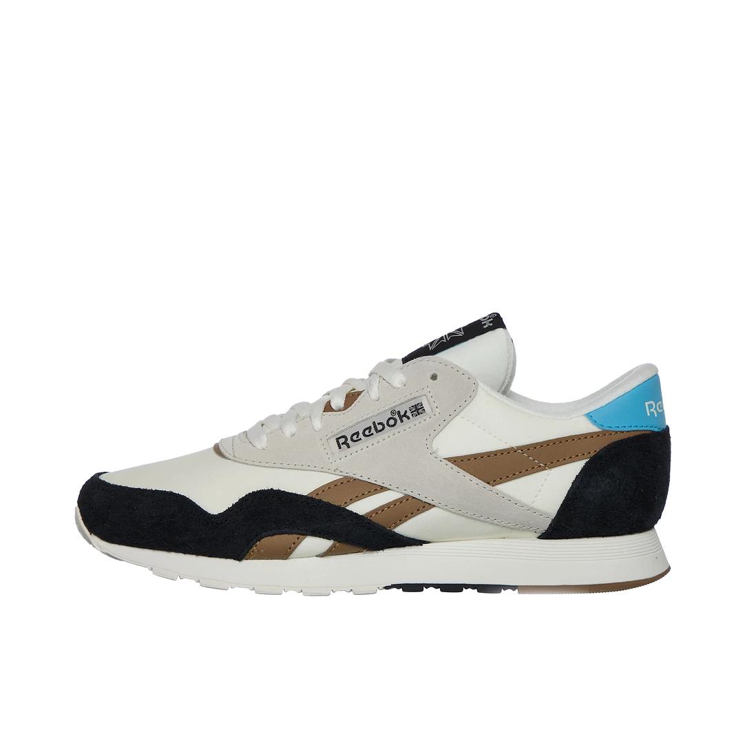 推荐商品：Reebok/锐步 Classic Nylon SP 跑鞋 耐磨防滑舒适透气 白色/黑色/棕色