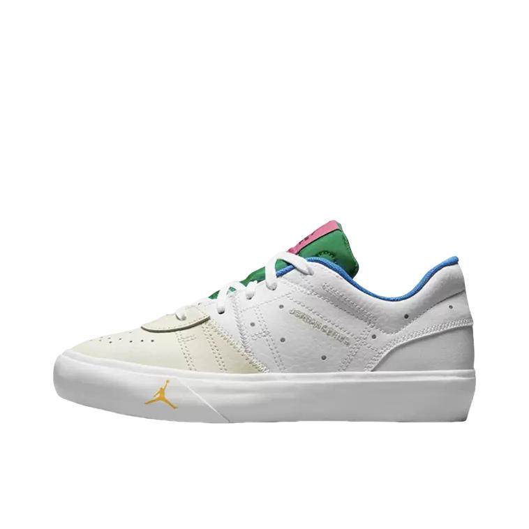 推荐商品：Air Jordan Series ES 防滑耐磨 减震轻便 复古百搭 透气 板鞋 GS/白色/绿色/蓝色