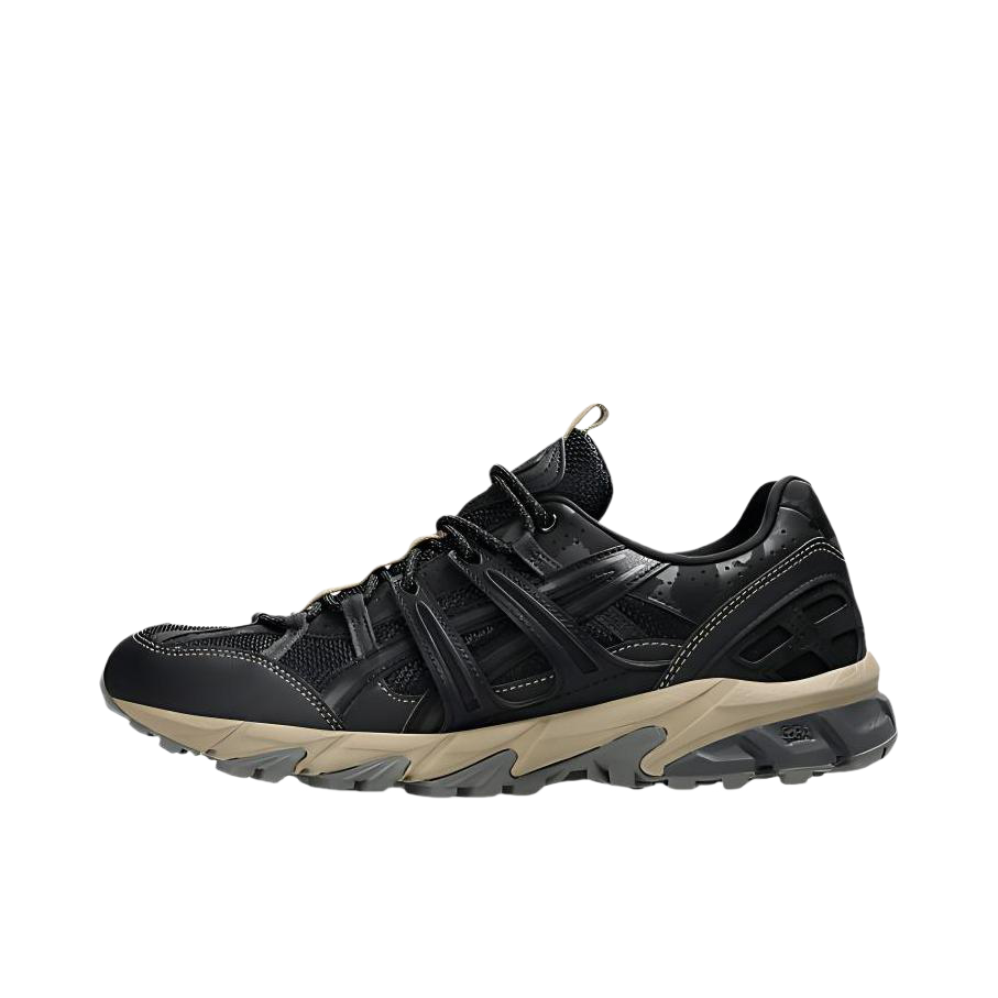 推荐商品：Asics/亚瑟士 Gel-Sonoma 15-50 GTX 跑鞋 复古网布透气防滑耐磨舒适轻便合成革织物越野 黑色/褐色/灰色  