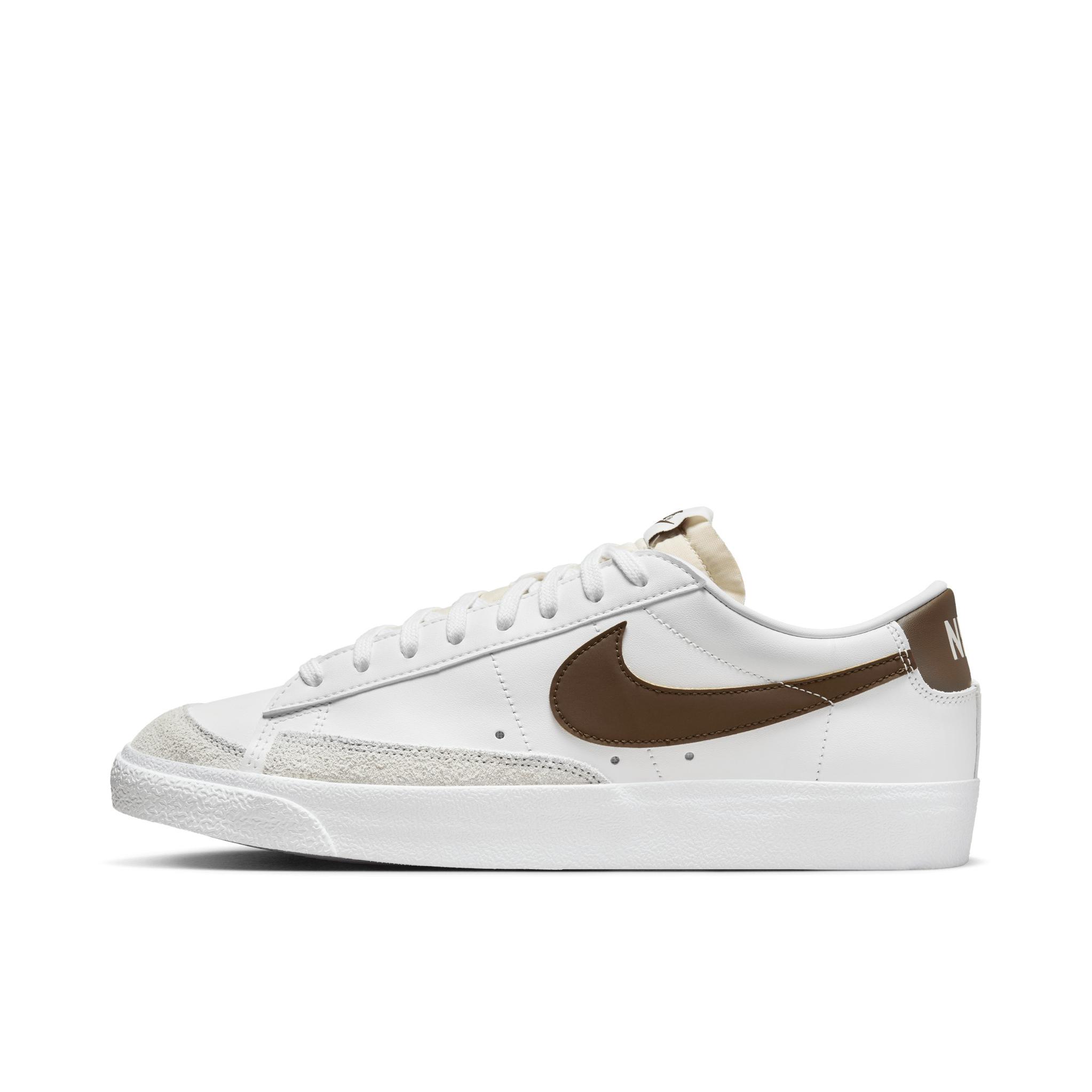 推荐商品：Nike Blazer 板鞋 经典复古防滑舒适百搭 山峰白/惊喜可可色/尘光子色