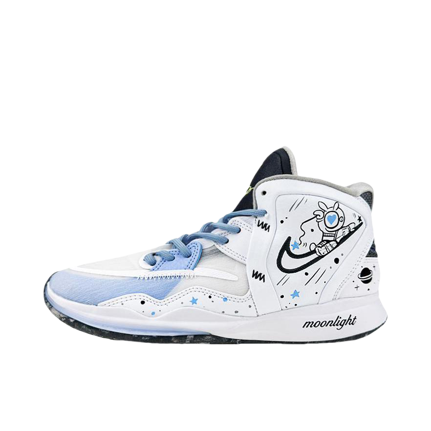 推荐商品：【定制球鞋】Nike Kyrie 8 infinity 防滑耐磨 舒适减震 透气 轻便 防水 包裹性支撑 织物 圆头 篮球鞋 宇航员