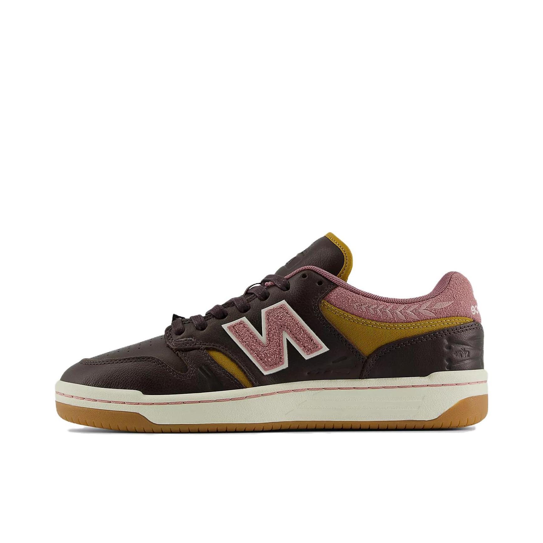 推荐商品：New Balance numeric 480 薄底 减震耐磨 防滑轻便 透气 复古 板鞋 303 Boards x Jeremy Fish联名/棕色