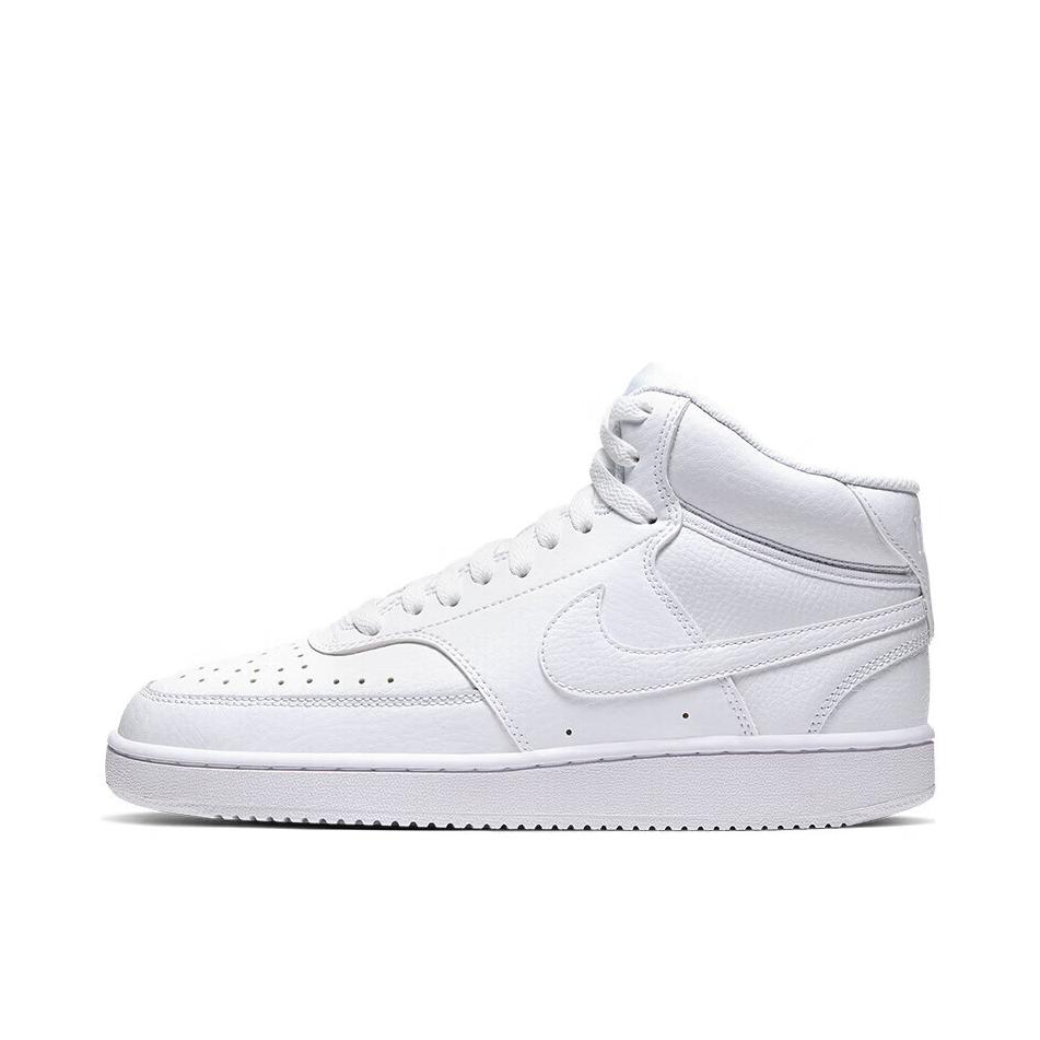 推荐商品：Nike Court Vision 板鞋 复古缓震抓地防滑轻便 White 中帮/白武士